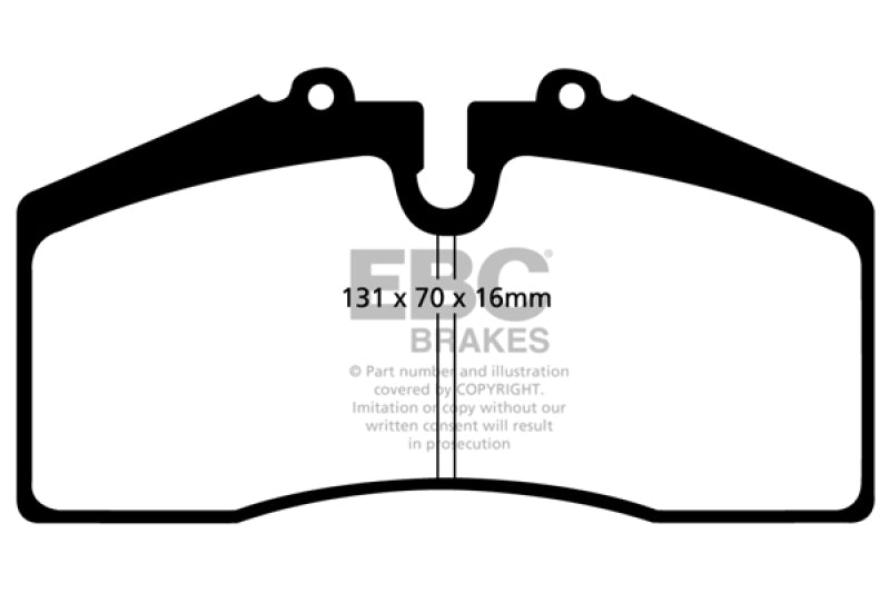 EBC 05+ Ford Saleen Mustang Brembo front calipers Bluestuff Front Brake Pads