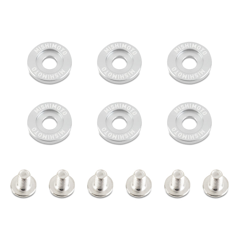 Mishimoto Large Fender Washer Kit (6pcs) - Silver