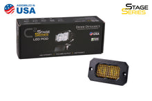 Cargar imagen en el visor de la galería, Diode Dynamics Stage Series 2 In LED Pod Sport - Yellow Flood Flush ABL Each