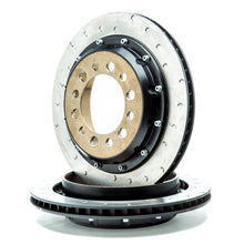 Cargar imagen en el visor de la galería, Alcon 2007+ Jeep JK w/ 6x5.5in Hub 355x22mm Rotor 4-Piston Calipers Rear Brake Upgrade Kit - Red