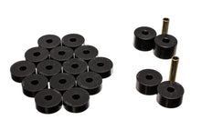Cargar imagen en el visor de la galería, Energy Suspension 74-75 Jeep CJ5/CJ7/CJ8 Scrambler Black Body (Cab) Mount Set