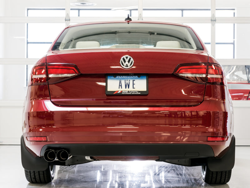 AWE Tuning 09-14 Volkswagen Jetta Mk6 1.4T Touring Edition Exhaust - Diamond Black Tips