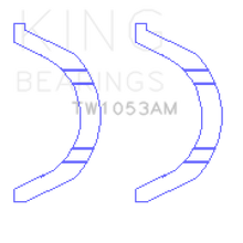 Load image into Gallery viewer, King Engine Bearings Nissan MR20DE Thrust Washer Set