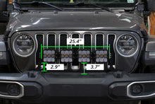 Cargar imagen en el visor de la galería, Diode Dynamics Jeep JL SS5 4-Pod CrossLink Grille Lightbar Kit Sport - White Combo