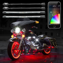 Cargar imagen en el visor de la galería, XK Glow Strip Million Color XKCHROME Smartphone App ATV/Motorcycle LED Light Kit 6xPod + 2x10In