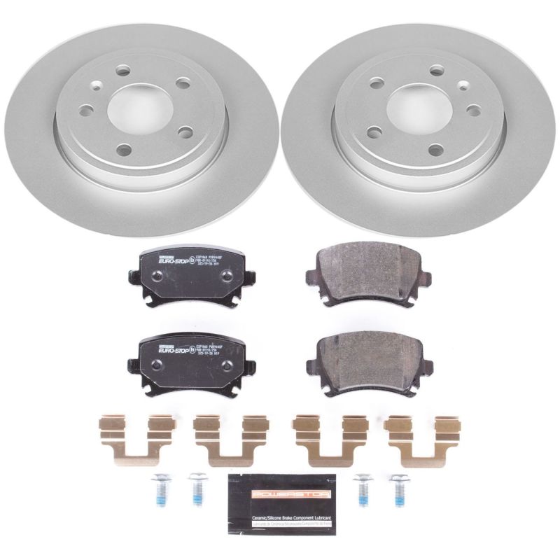 Power Stop 05-09 Audi A4 Rear Euro-Stop Brake Kit