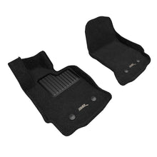 Cargar imagen en el visor de la galería, 3D MAXpider 14-19 Chevrolet Corvette C7 Elegant Floor Mat Full Set (2pc) - Black