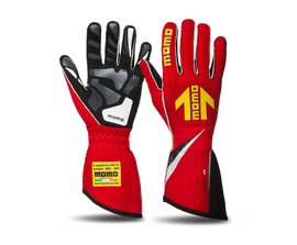 Momo Corsa R Gloves Size 9 (FIA 8856-2000)-Red