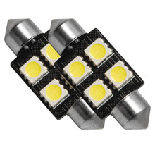 Cargar imagen en el visor de la galería, Oracle 37MM 4 LED 3-Chip Festoon Bulbs (Pair) - Cool White