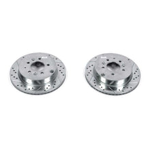Cargar imagen en el visor de la galería, Power Stop 07-12 Mazda CX-7 Rear Evolution Drilled &amp; Slotted Rotors - Pair