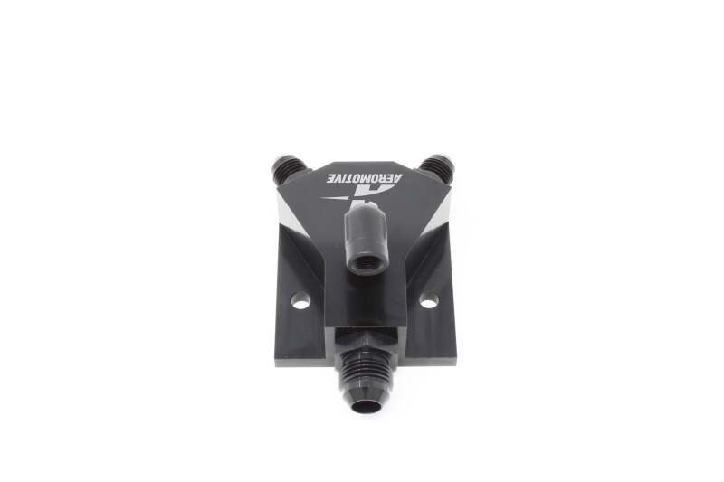 Aeromotive VaporWorx Y-Block Kit - (2) AN-06 ORB (1) AN-08 ORB (1) 1/8in NPT