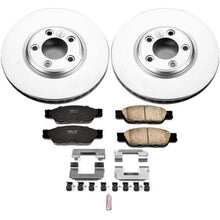 Cargar imagen en el visor de la galería, Power Stop 02-05 Ford Thunderbird Front Z17 Evolution Geomet Coated Brake Kit