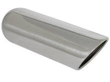 Cargar imagen en el visor de la galería, aFe MACHForce XP Exhausts Tips SS-304 EXH Tip 3In x 4Out x 12L Sgl-Ang Weld On