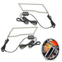 Cargar imagen en el visor de la galería, Oracle 09-18 Dodge Ram Switchback Quad Headlight Halo Kit - RGB+A + w/ RF Controller