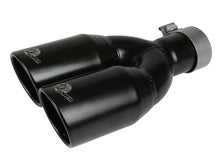 Cargar imagen en el visor de la galería, aFe Vulcan Series 2.5in 304 SS Axle-Back Exhaust Black 07-18 Jeep Wrangler (JK) V6-3.6/3.8L