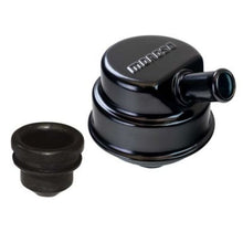 Load image into Gallery viewer, Moroso 1-1/4in ID Push-In Oil Separator Breather - Black