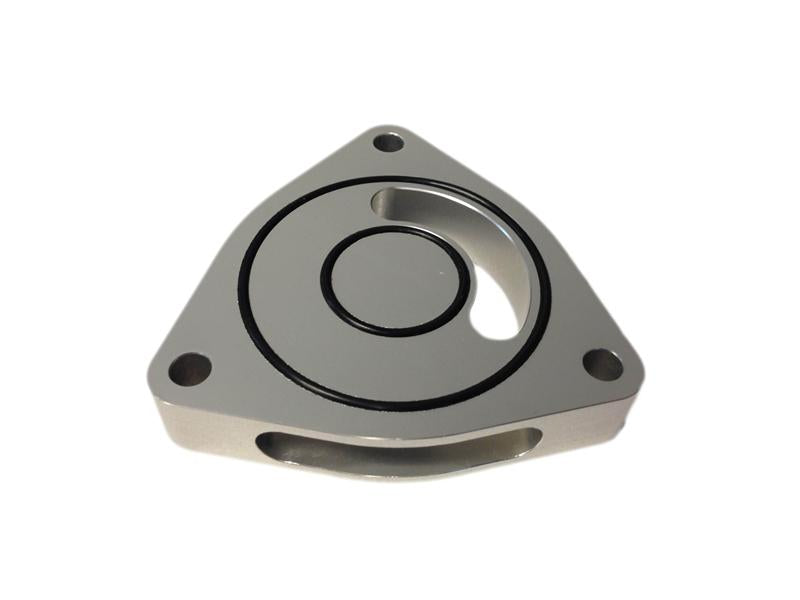 Torque Solution Blow Off BOV Sound Plate (Silver) 11+ Hyundai Veloster Turbo