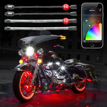 Cargar imagen en el visor de la galería, XK Glow Strip Million Color XKCHROME ATV/Motorcycle LED Accent Light Kit (14xPod + 12x10In)