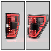 Cargar imagen en el visor de la galería, Spyder 21-23 Ford F150 (Halogen w/ Blind Spot) Full LED Tail Lights - Black (ALT-YD-FF15021HALBS-BK)