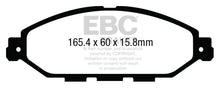 Cargar imagen en el visor de la galería, EBC 12-13 Infiniti JX35 3.5 Greenstuff Front Brake Pads