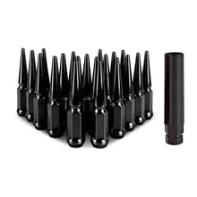 Cargar imagen en el visor de la galería, Mishimoto Steel Spiked Lug Nuts M12x1.5 20pc Set - Black