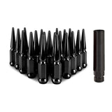 Mishimoto Steel Spiked Lug Nuts M12x1.5 20pc Set - Black