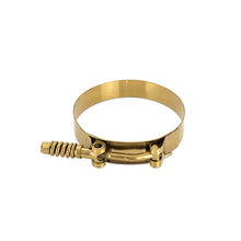 Cargar imagen en el visor de la galería, Mishimoto 3.75 Inch Stainless Steel Constant Tension T-Bolt Clamp - Gold