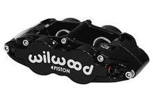 Cargar imagen en el visor de la galería, Wilwood Caliper-Narrow Superlite 4R - Black 1.12/1.12in Pistons 1.10in Disc