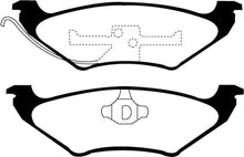 Cargar imagen en el visor de la galería, EBC 90-94 Ford Crown Victoria Greenstuff Rear Brake Pads