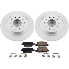 Cargar imagen en el visor de la galería, Power Stop 16-18 Chevrolet Malibu Rear Z17 Evolution Geomet Coated Brake Kit