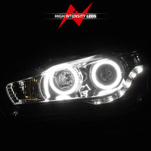 Cargar imagen en el visor de la galería, ANZO 2008-2015 Mitsubishi Lancer Projector Headlights w/ Halo Chrome (CCFL)