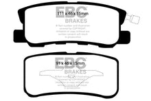 Cargar imagen en el visor de la galería, EBC 11-14 Chrysler 200 3.6 Ultimax2 Rear Brake Pads