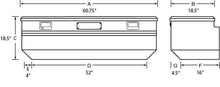 Cargar imagen en el visor de la galería, Tradesman Aluminum Flush Mount Truck Tool Box (60in.) - Brite