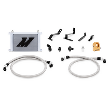 Cargar imagen en el visor de la galería, Mishimoto 2016+ Chevy Camaro Oil Cooler Kit w/ Thermostat - Silver