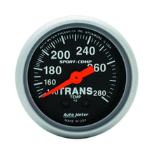 Cargar imagen en el visor de la galería, Autometer Sport Comp 140-280F Trans Temp Gauge