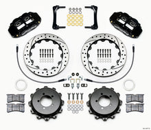 Cargar imagen en el visor de la galería, Wilwood Narrow Superlite 4R Rear Kit 12.88in Drilled 2008-2012 Subaru WRX w/Lines