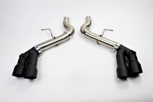 Cargar imagen en el visor de la galería, Mishimoto 2016+ Chevrolet Camaro SS Quad-Tip Race Axle-Back Exhaust w/ Black Tips