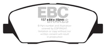 Load image into Gallery viewer, EBC 08-11 Kia Borrego 3.8 Ultimax2 Front Brake Pads