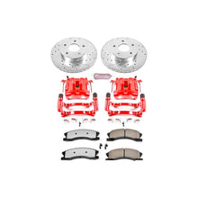 Cargar imagen en el visor de la galería, Power Stop 99-04 Jeep Gr&amp; Cherokee Front Z36 Truck &amp; Tow Kit w/Cals