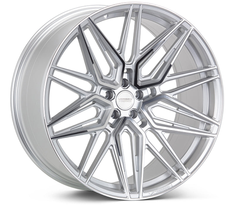 Vossen HF-7 21x9.5 / 5x130 / ET53 / Flat Face / 71.6 - Silver Polished Wheel