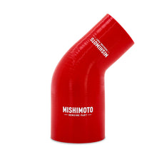 Cargar imagen en el visor de la galería, Mishimoto Silicone Reducer Coupler 45 Degree 1.75in to 2.5in - Red