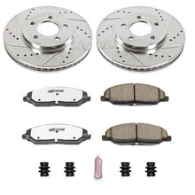 Cargar imagen en el visor de la galería, Power Stop 05-10 Ford Mustang Front Z26 Street Warrior Brake Kit