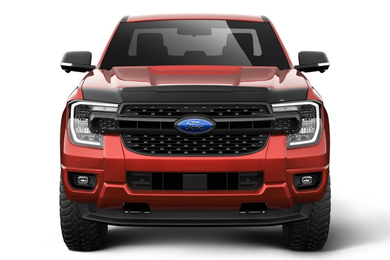 AVS 2024 Ford Ranger Aeroskin II Textured Low Profile Hood Shield - Black