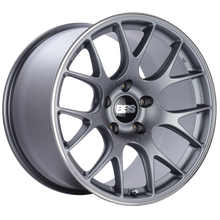 Cargar imagen en el visor de la galería, BBS CH-R 19x12 5x130 ET45 CB71.6 Satin Titanium Polished Rim Protector Wheel