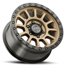 Load image into Gallery viewer, ICON Hulse 18x9 / 6x5.5 / 0mm / 5in BS Satin Bronze w/ Gloss Black Lip