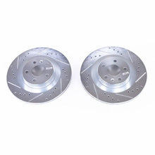Cargar imagen en el visor de la galería, Power Stop 16-18 Volvo S90 Rear Evolution Drilled &amp; Slotted Rotors - Pair