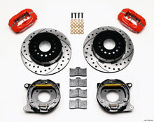 Cargar imagen en el visor de la galería, Wilwood Forged Dynalite P/S Park Brake Kit Drilled Red 93-97 Camaro/Firebird