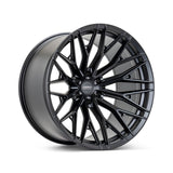 Vossen HFX-6 18x9 - 6x135 - ET0 - Super Deep Face - 87.1 - Satin Black Wheel