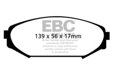 Cargar imagen en el visor de la galería, EBC 00-02 Acura MDX 3.5 Greenstuff Front Brake Pads