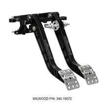 Cargar imagen en el visor de la galería, Wilwood Adjustable-Trubar Dual Pedal - Brake / Clutch - Fwd. Swing Mount - 6.25:1